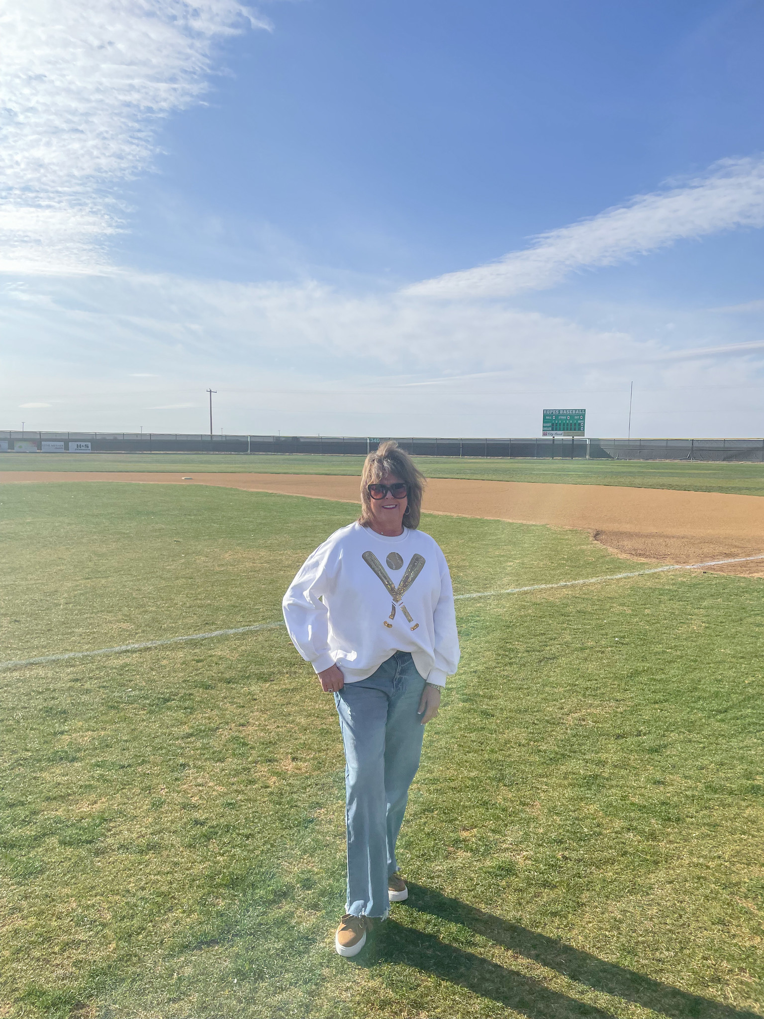 Queen of Sparkles Queen of Sparkles Gold Baseball Shirt