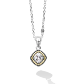 LAGOS Color Caviar White Topaz Pendant Necklace