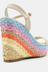 J.HOFFMAN'S Jacinta Wedge Sandal in Gold