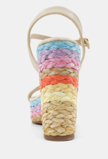 J.HOFFMAN'S Jacinta Wedge Sandal in Gold