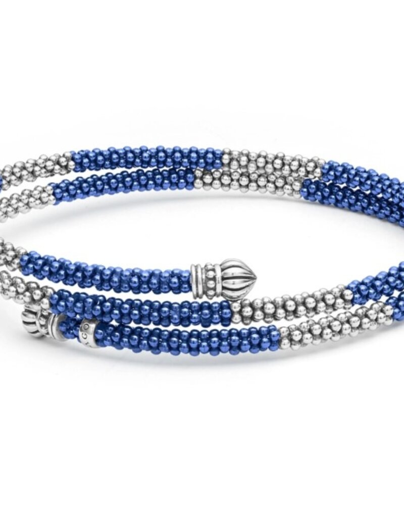 LAGOS Ultramarine Ceramic Beaded Wrap Bracelet