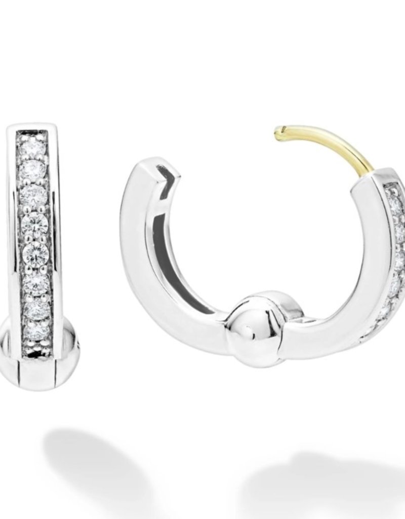 LAGOS Caviar Spark Diamond Huggie Earrings