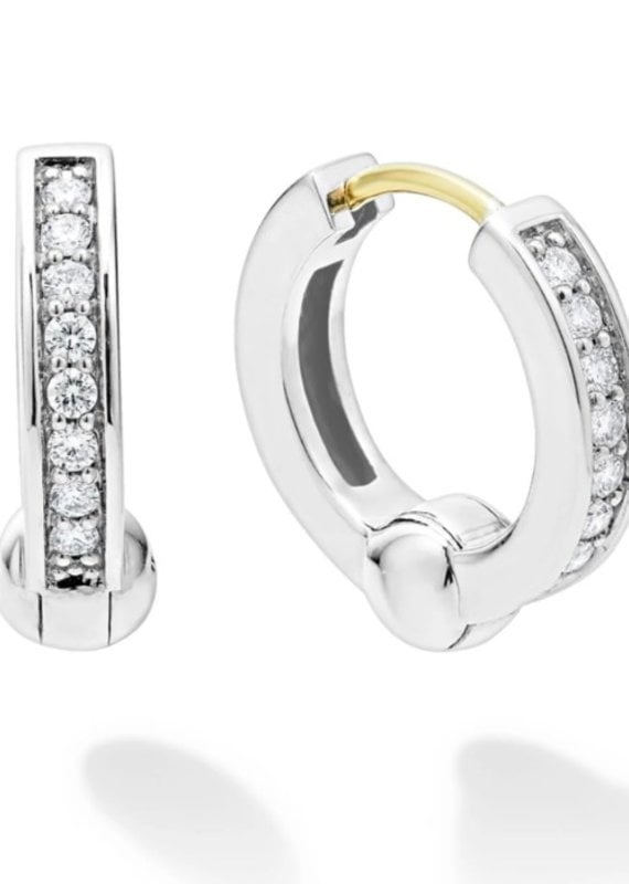 LAGOS Caviar Spark Diamond Huggie Earrings