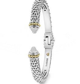 LAGOS Caviar Lux Diamond 8mm Cuff Bracelet