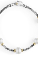LAGOS Luna Pearl Caviar 5 Pearl Bracelet