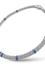 LAGOS Ultramarine Caviar Single Station Diamond Caviar Necklace