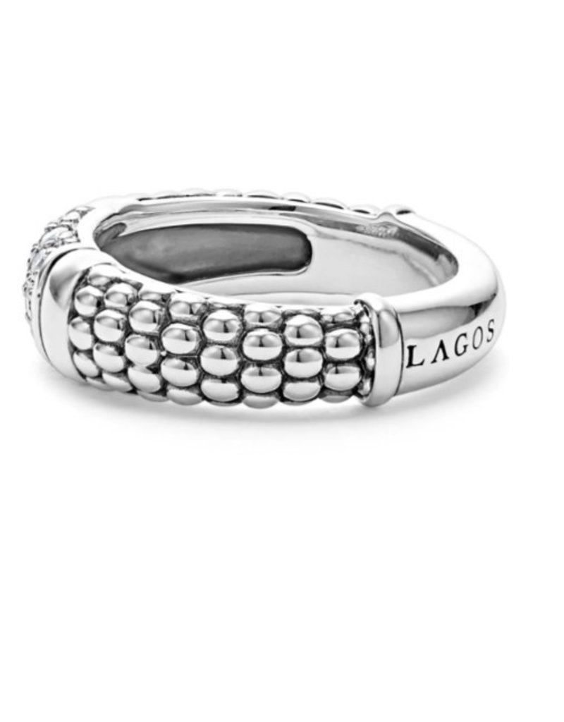 LAGOS Signature Caviar Diamond 6mm Caviar Diamond Ring