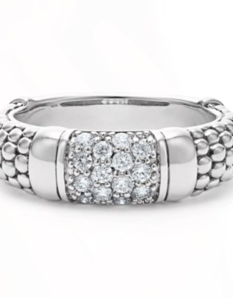 LAGOS Signature Caviar Diamond 6mm Caviar Diamond Ring