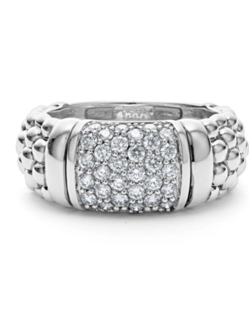 LAGOS Signature Caviar Diamond 9mm Caviar Diamond Ring