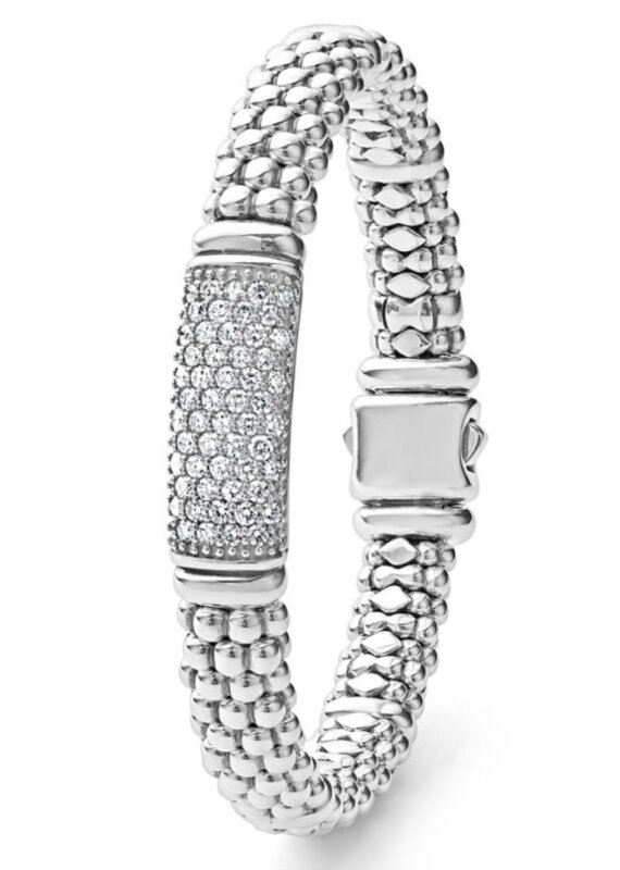 LAGOS Signature Caviar 9mm Caviar Diamond Bracelet