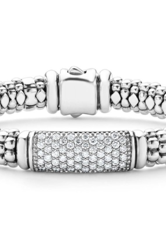 LAGOS Signature Caviar 9mm Caviar Diamond Bracelet