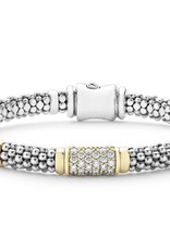 LAGOS Signature Caviar Diamond 6mm Diamond Caviar Bracelet
