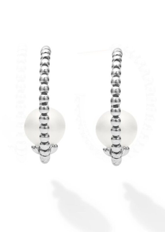 LAGOS Luna Pearl Hoop Earring