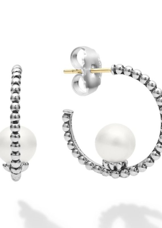 LAGOS Luna Pearl Hoop Earring