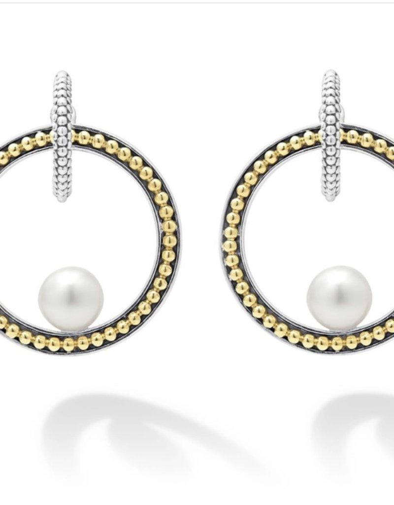 LAGOS Luna Pearl Caviar Pearl Drop Earring