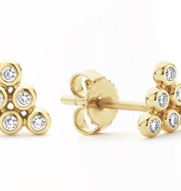 LAGOS KSL Diamond Triangle Stud Earrings