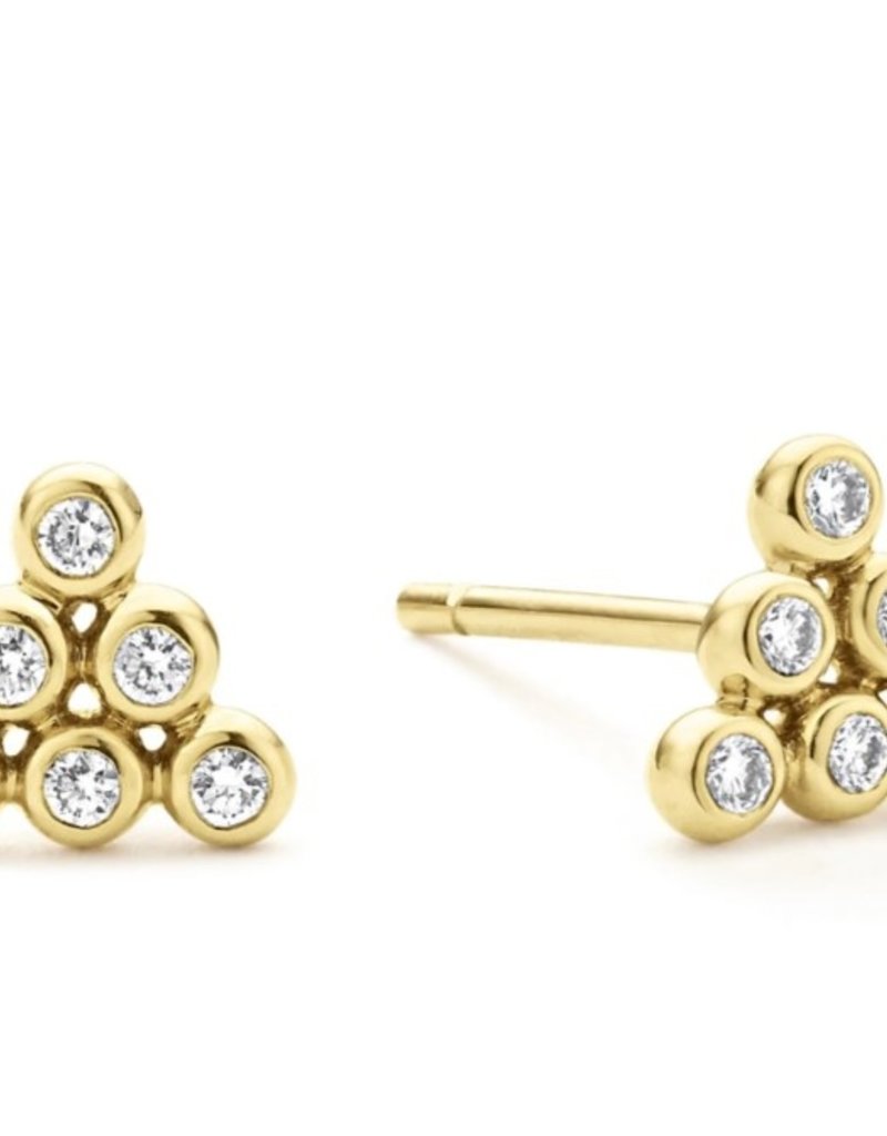 LAGOS KSL Diamond Triangle Stud Earrings