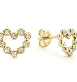 LAGOS KSL Diamond Heart Stud Earrings