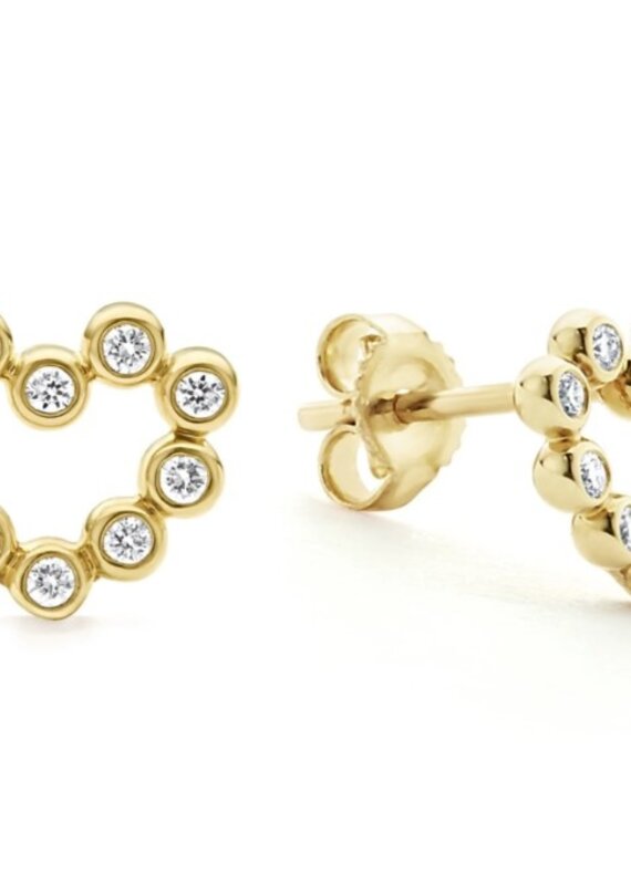LAGOS KSL Diamond Heart Stud Earrings