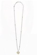 LAGOS Caviar Lux Diamond Heart Necklace