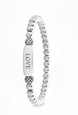 LAGOS Signature Caviar Stretch Bead Love Bracelet