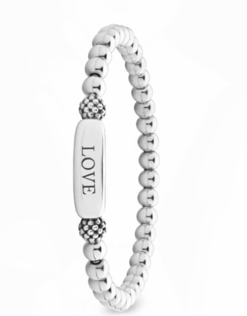 LAGOS Signature Caviar Stretch Bead Love Bracelet