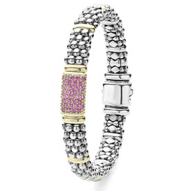 LAGOS Signature Caviar Pink Sapphire Caviar Bracelet