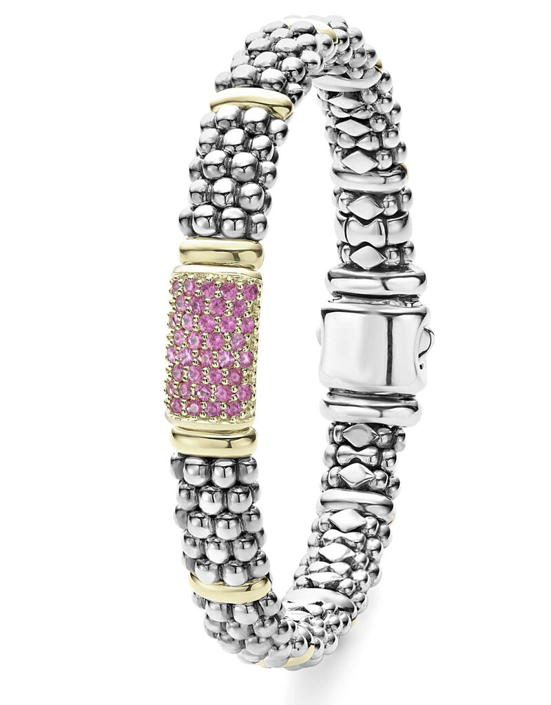 LAGOS Signature Caviar Pink Sapphire Caviar Bracelet