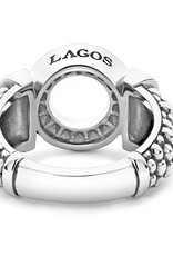 LAGOS Caviar Spark Diamond Circle Caviar Ring