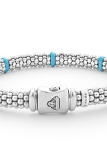 LAGOS Signature Caviar Blue Ceramic 7 Station 6mm Bracelet