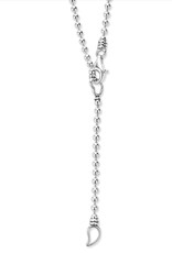 LAGOS Caviar Spark Diamond Key Pendant Necklace