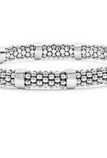 LAGOS Caviar Spark Diamond Small Single Station Diamond Circle Caviar Bracelet