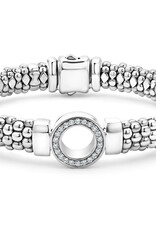 LAGOS Caviar Spark Diamond Large Single Station Diamond Circle Caviar Bracelet