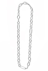 LAGOS Signature Caviar Sterling Silver Link Necklace