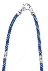 LAGOS Blue Caviar Silver Station Ceramic Beaded Necklace