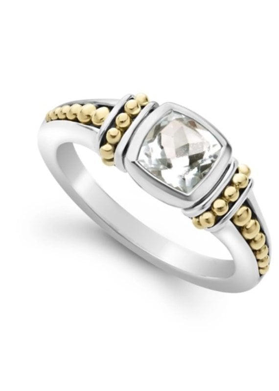 LAGOS Color Caviar White Topaz Ring