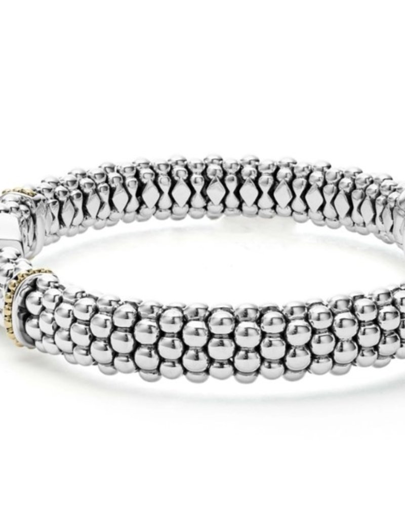 LAGOS Color Caviar 9mm White Topaz Caviar Bracelet