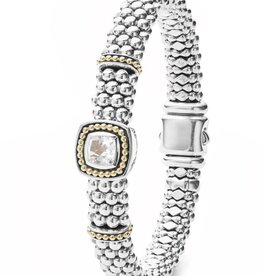 LAGOS Color Caviar 9mm White Topaz Caviar Bracelet