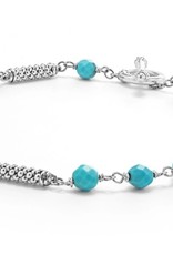 LAGOS Caviar Icon Facet Turquoise Beaded Bracelet