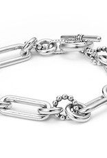 LAGOS Signature Caviar Silver Link Bracelet