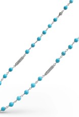 LAGOS Caviar Icon Facet Turquoise Beaded Necklace