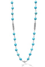 LAGOS Caviar Icon Facet Turquoise Beaded Necklace