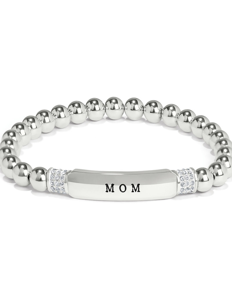 Albert`s Sterling Silver 1/10ctw Diamond Mom Bracelet FB1114