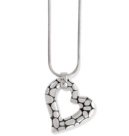 Pebble Heart Necklace