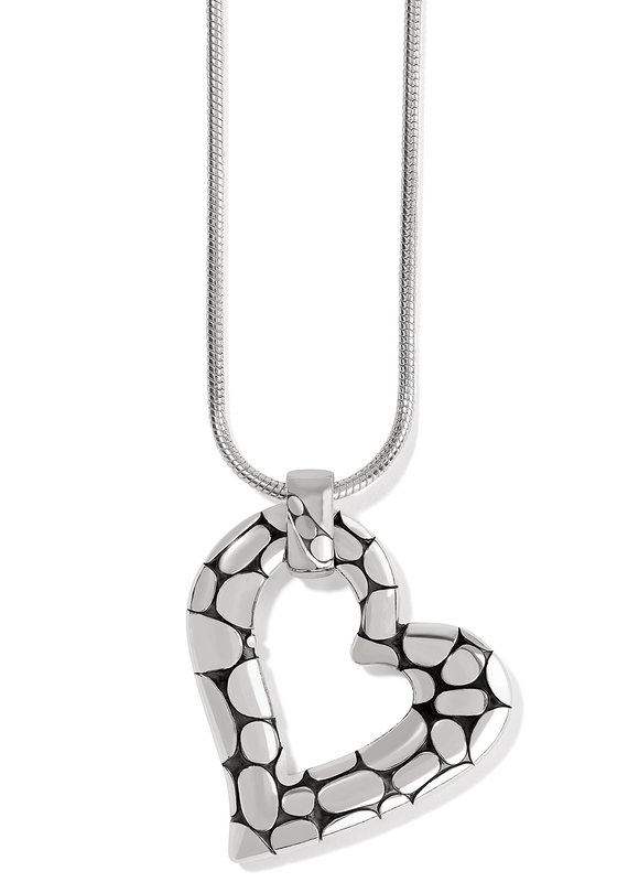 Pebble Heart Necklace