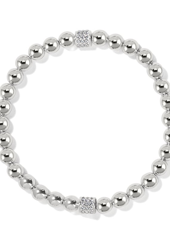 Meridian Petite Silver Stretch Bracelet