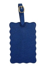 J.HOFFMAN'S Lizard Scallop Luggage Tag