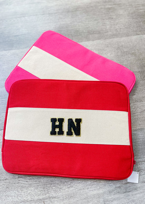 J.HOFFMAN'S Canvas Laptop Bag in Red