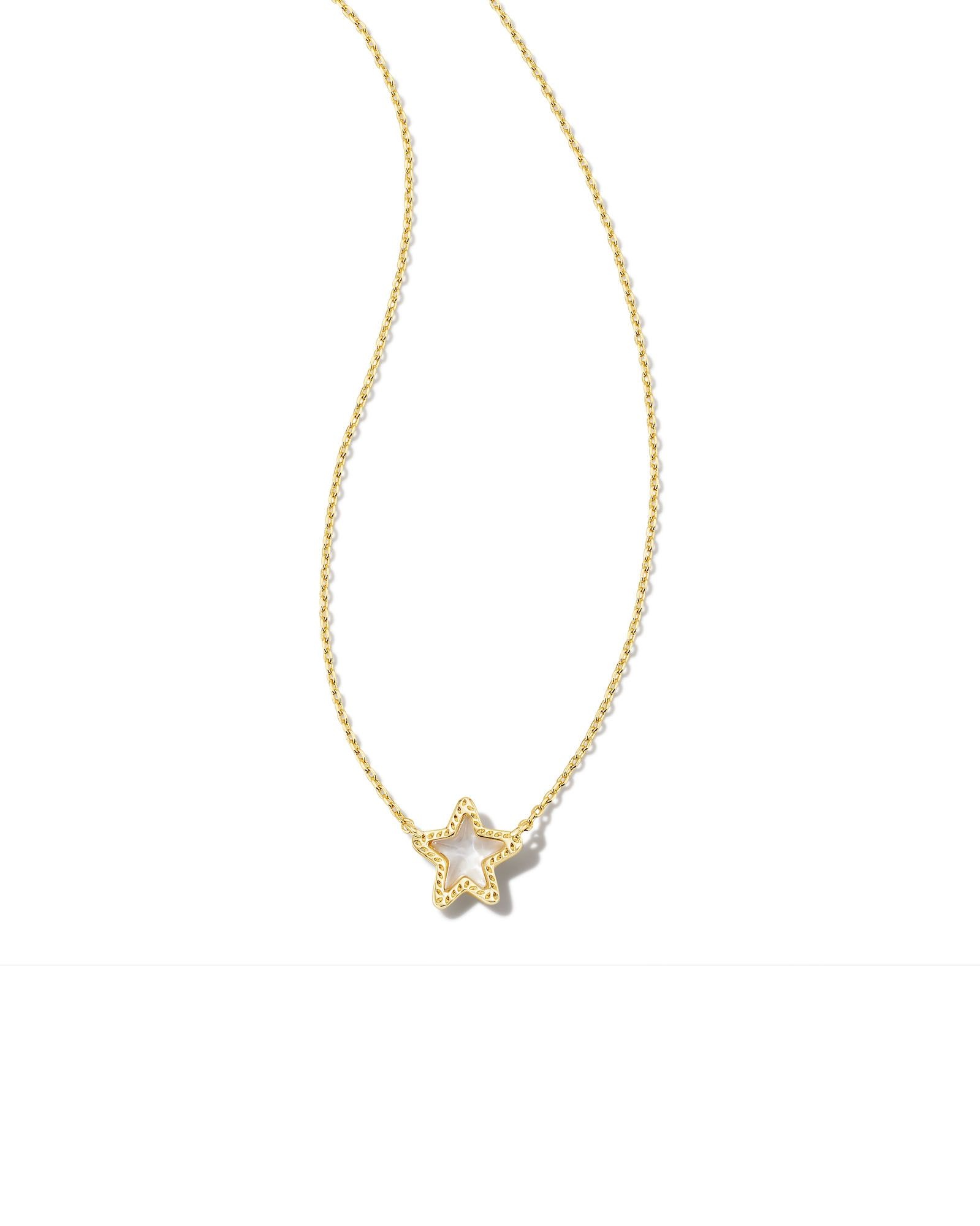 Jae Gold Star Small Short Pendant Necklace in Cobalt Blue Illusion | Kendra  Scott