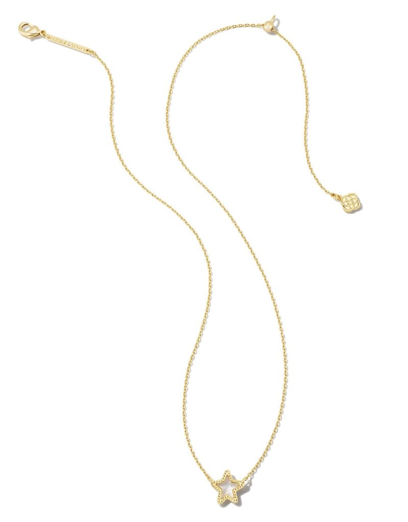 Jae Star Gold Pendant Necklace in Blue Drusy | Kendra Scott